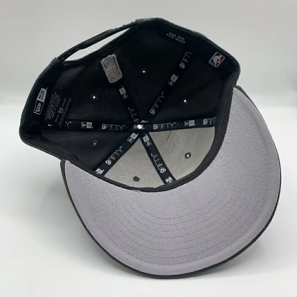 Brooklyn Nets NBA Black New Era 9Fifty Wool Blend Snapback Hat